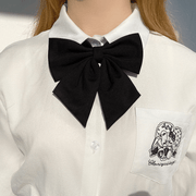 women's collegiate bow tie, view 2 - MRSLM