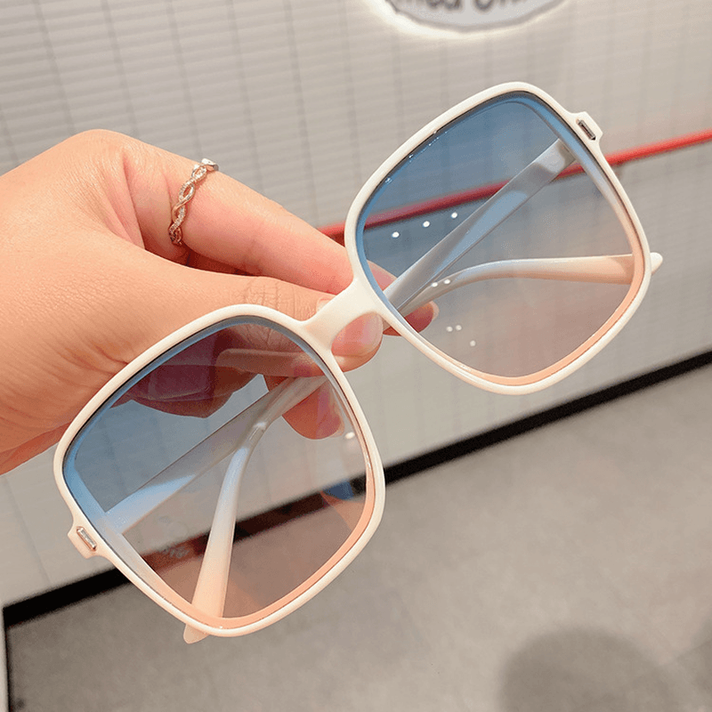 square gradient candy color sunglasses - MRSLM