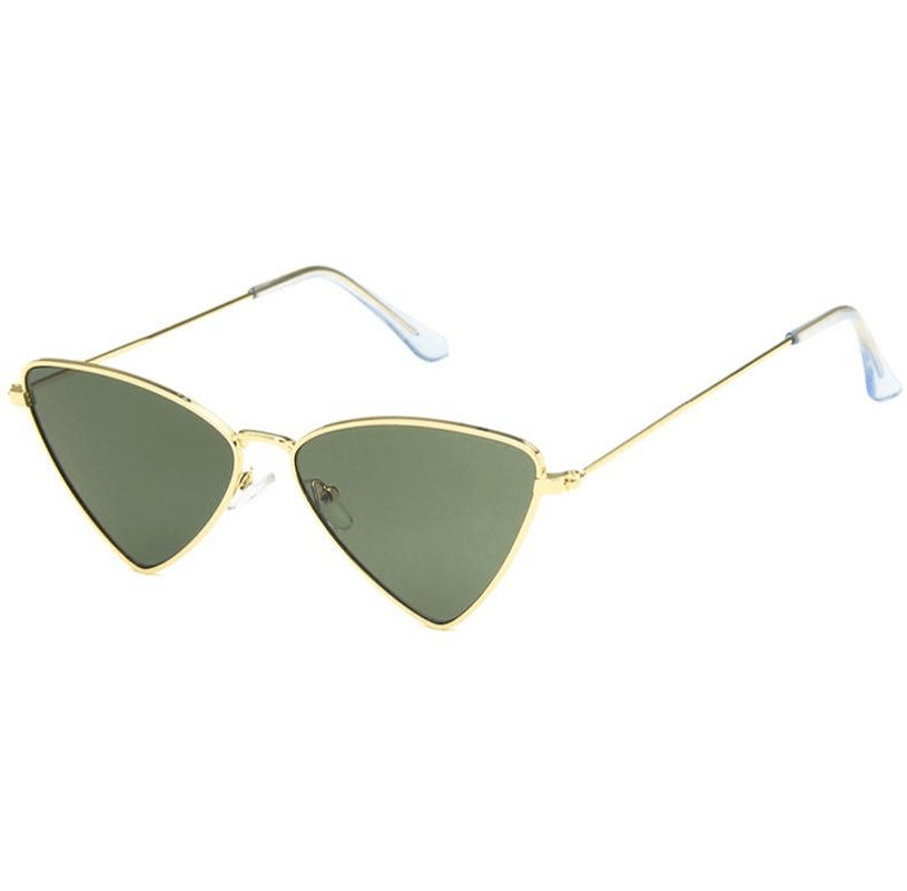 Triangle Metal Cat Eye Sunglasses - MRSLM