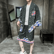 men's cotton kimono cardigan cloak - MRSLM
