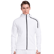 Sports Jacket Men'S and Women'S Long Sleeved Hooded Sweater Zipper Cardigan - MRSLM