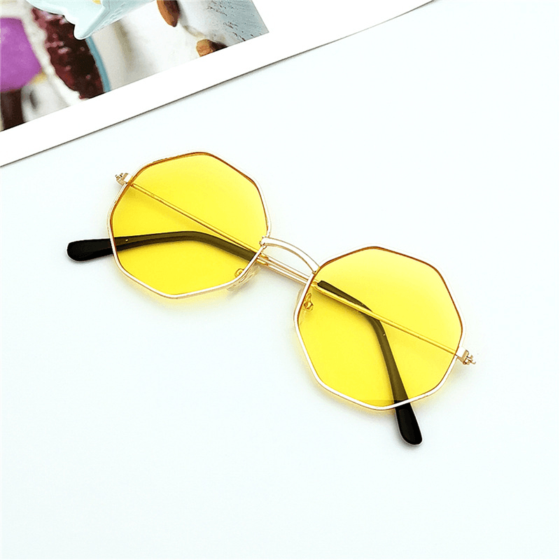 round irregular ocean film sunglasses, view 5 - MRSLM