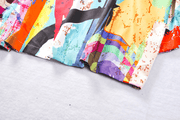 Loose kimono-style graffiti robe coat, view 3 - MRSLM