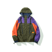 mens techwear windbreaker jacket, view 3 - MRSLM