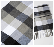 men's plaid warm scarf, view 10 - MRSLM