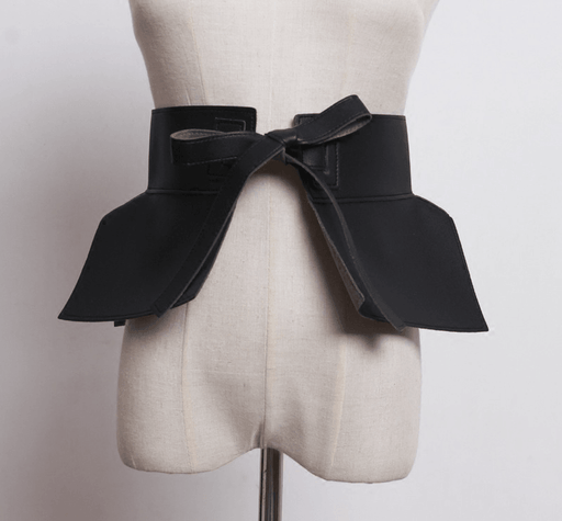women's faux leather waistband belt - MRSLM