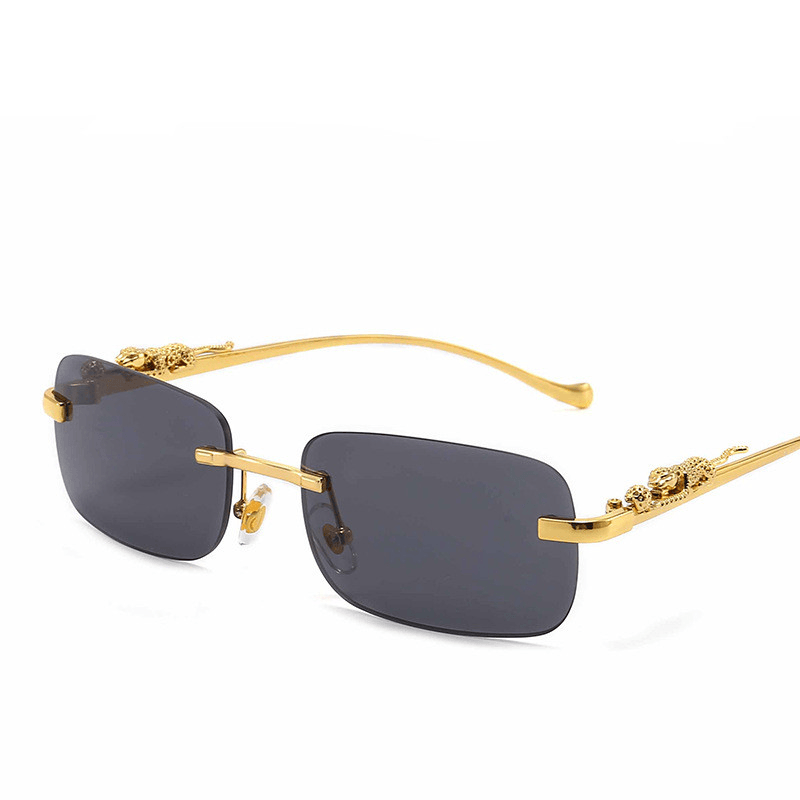 frameless square sunglasses, view 2 - MRSLM