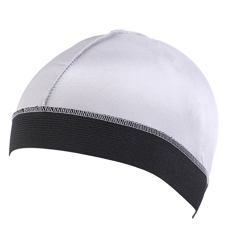 Faux silk night cap elastic headband, view 7 - MRSLM