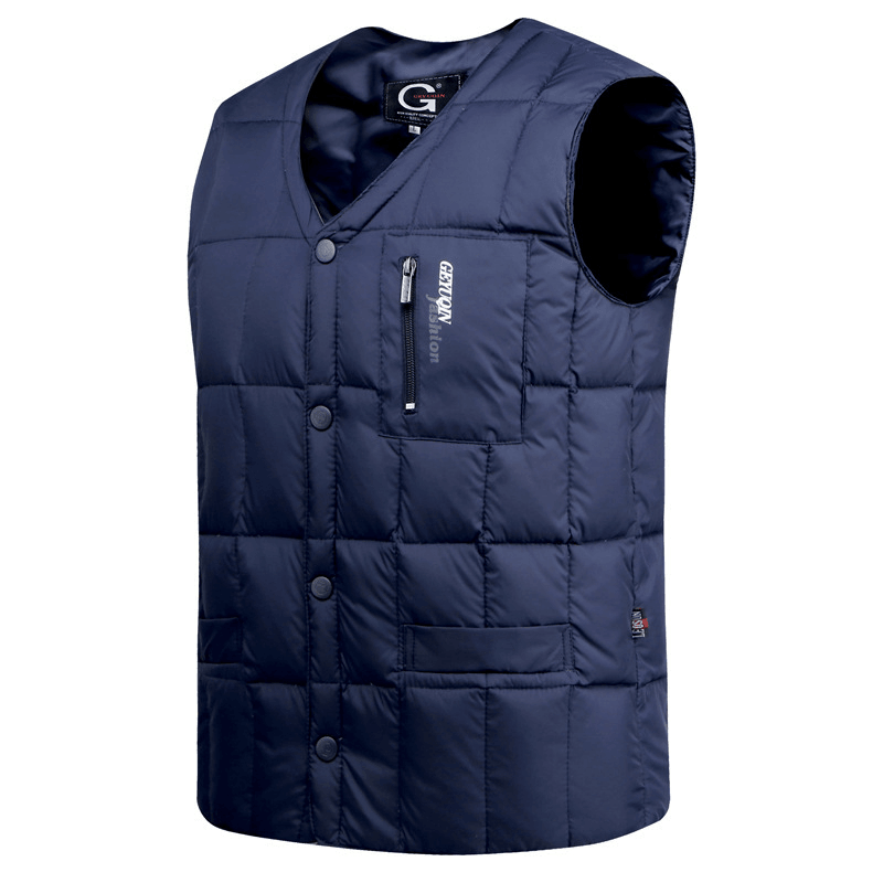 lightweight warm down vest, view 6 - MRSLM