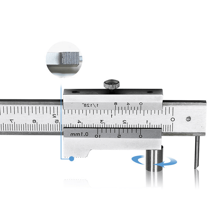 0-200Mm Marking Vernier Caliper with Carbide Scriber Parallel Marking Gauging Ruler Measuring Instrument Tool - MRSLM