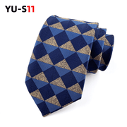Men's retro jacquard tie, view 12 - MRSLM