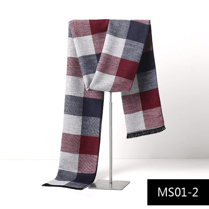 Men's Autumn and Winter Imitation Cashmere Warm Scarf