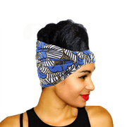 Women's wide printed headband, view 7 - MRSLM