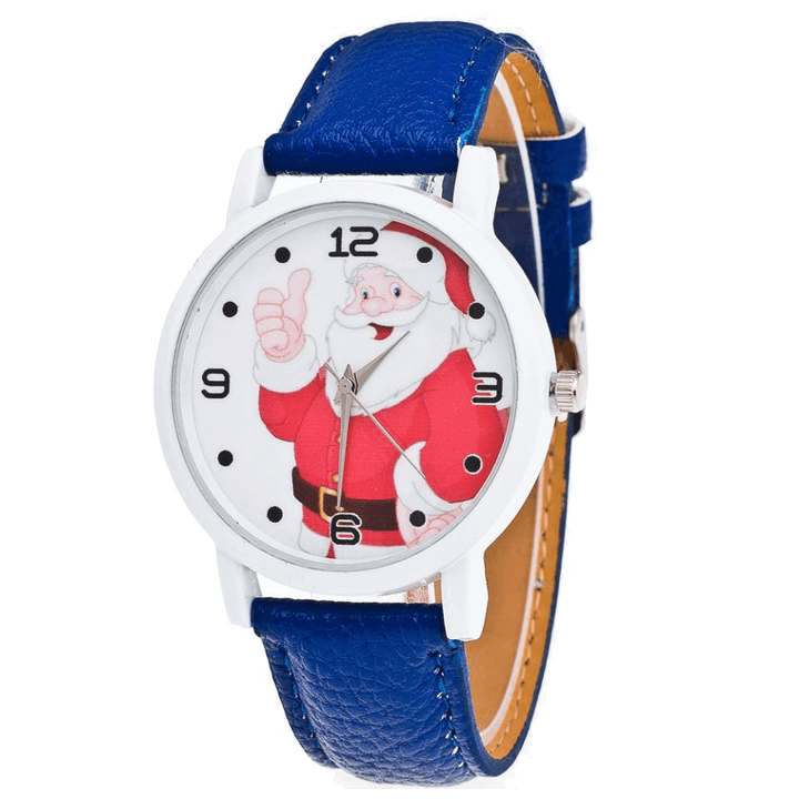 Cartoon Santa Thumbs up Cute Fahsion Kid Watch Quartz Watch - MRSLM