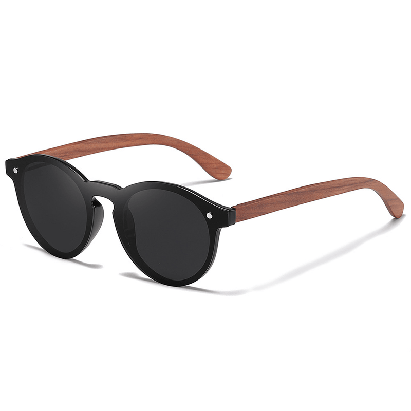 vintage goggle wooden leg sunglasses, view 4 - MRSLM