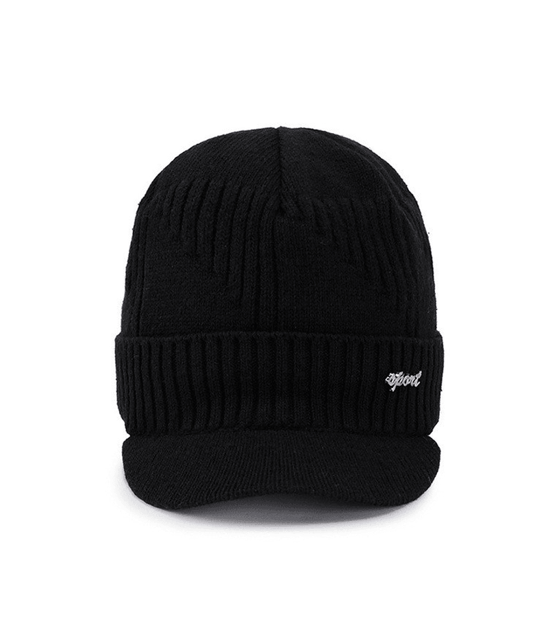 men's thick wool knitted hat, view 7 - MRSLM