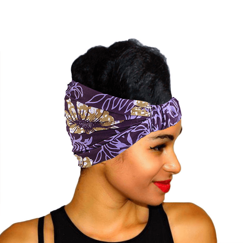 Women's wide printed headband, view 13 - MRSLM
