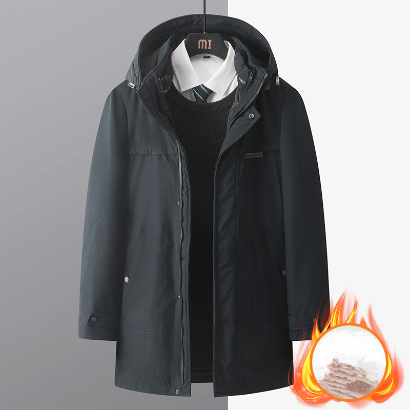 Men's Cotton Middle-Aged Father Winter Thickened Jacket