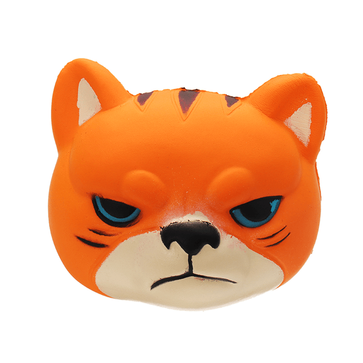 Tiger Squishy 8*7*6.5Cm Slow Rising with Packaging Collection Gift Soft Toy - MRSLM
