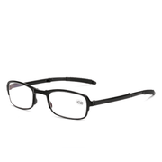 Folding portable blue film reading glasses, view 4 - MRSLM