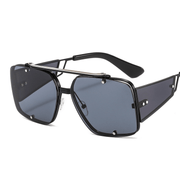 retro metal big frame sunglasses - MRSLM