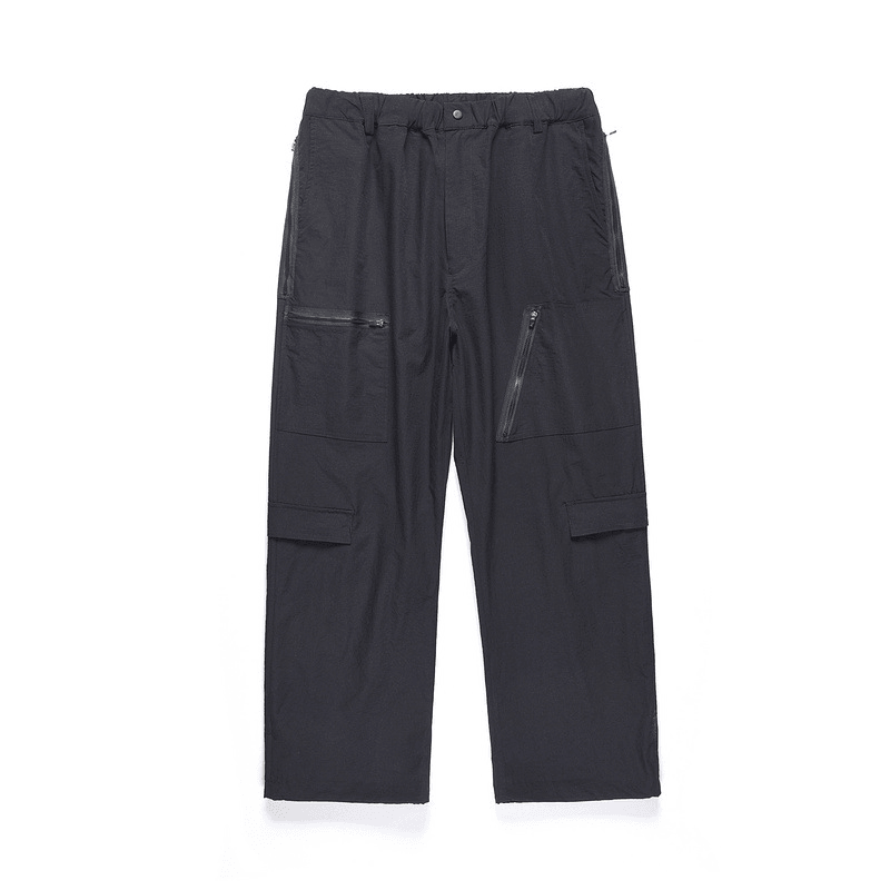 Oversized Multi Pocket Zip Trousers