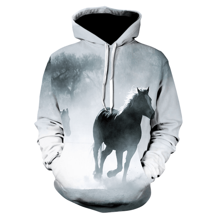 New Digital Print Hoodie European and American Sweater - MRSLM