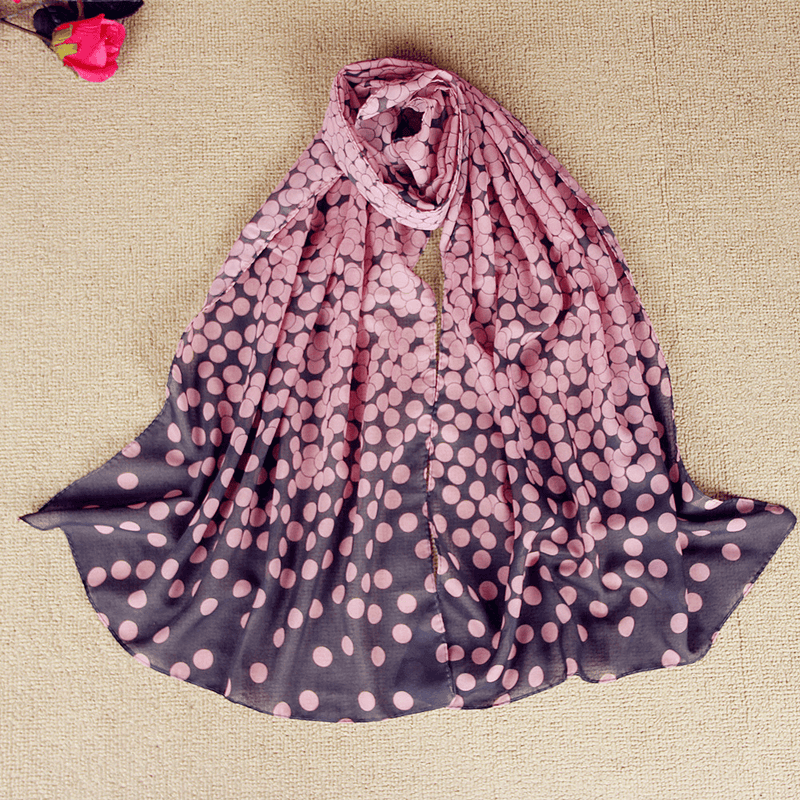 women's long chiffon scarf, view 3 - MRSLM