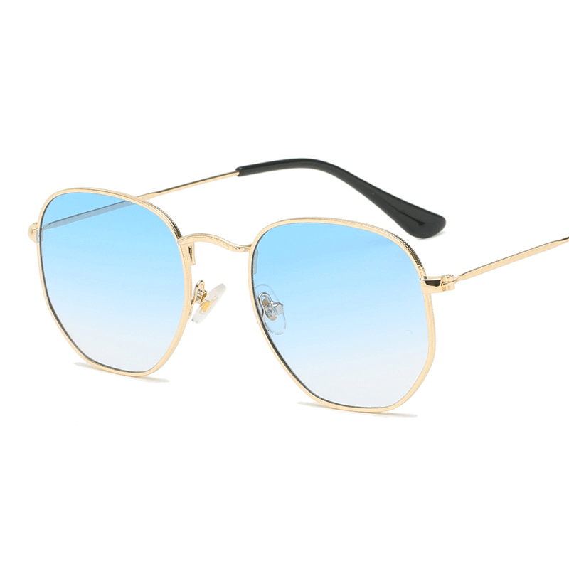 Irregular metal frame sunglasses, view 13 - MRSLM