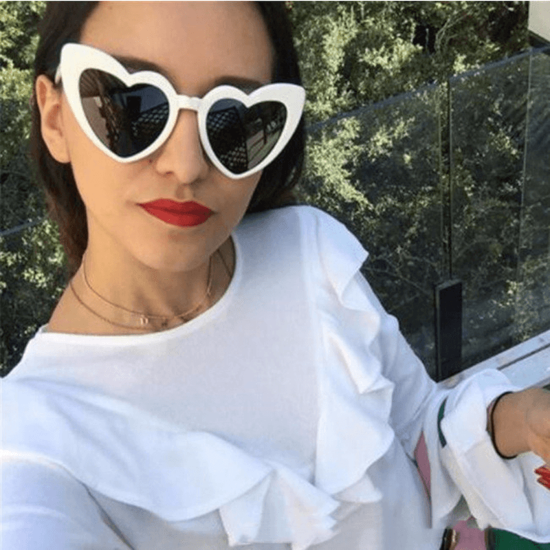heart-shaped sunglasses - MRSLM