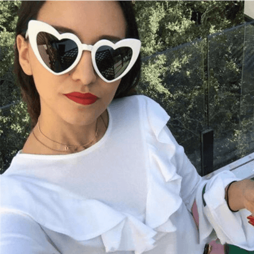 heart-shaped sunglasses - MRSLM