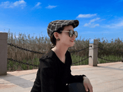plaid peaked cap, view 12 - MRSLM