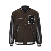 letter embroidery baseball jacket - MRSLM