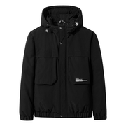 Loose hooded zip jacket, view 3 - MRSLM