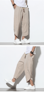 men's striped harem pants, view 7 - MRSLM