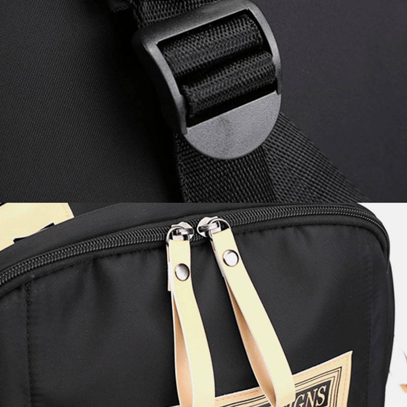 Women Nylon Waterproof Large Capacity Handbag Backpack - MRSLM