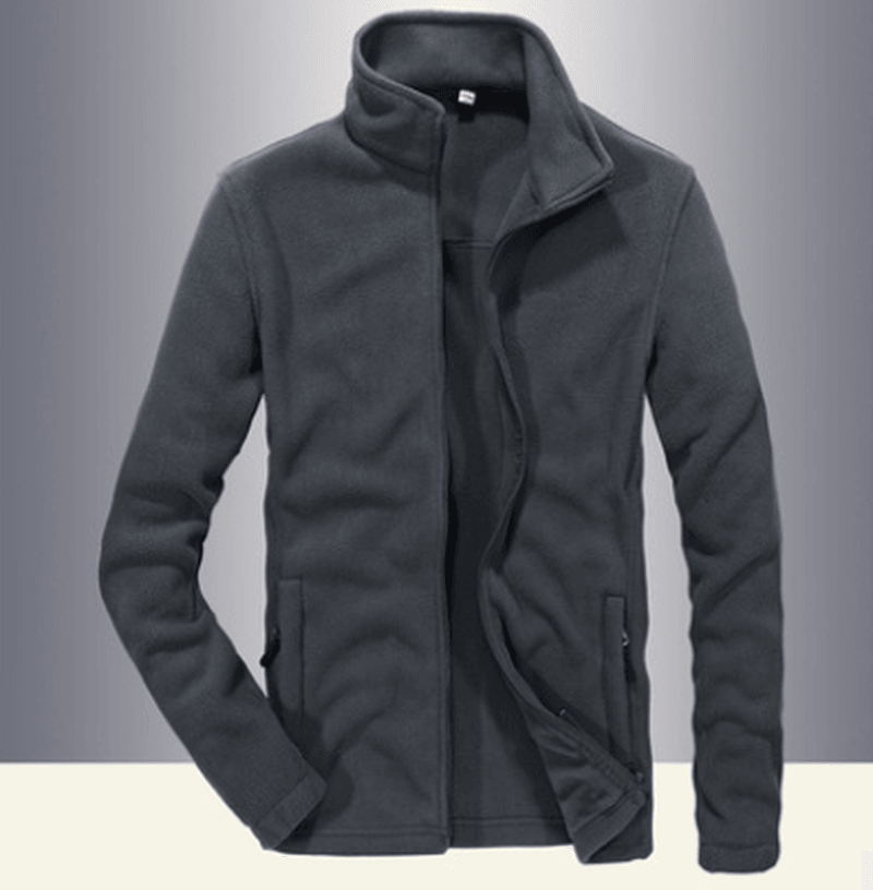 men's plus fleece sports jacket - MRSLM