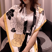 mulberry silk shawl scarf, view 2 - MRSLM