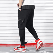 men's loose multi-pocket overalls, view 3 - MRSLM