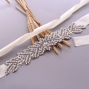 rhinestone bridal belt with bow, view 21 - MRSLM