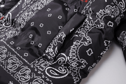 men's thick cashew flower print cotton coat, view 6 - MRSLM