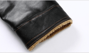 Men's PU leather lapel jacket, view 3 - MRSLM