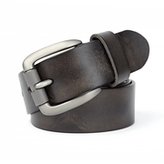 vegetable tanned cowhide pin buckle belt, view 3 - MRSLM