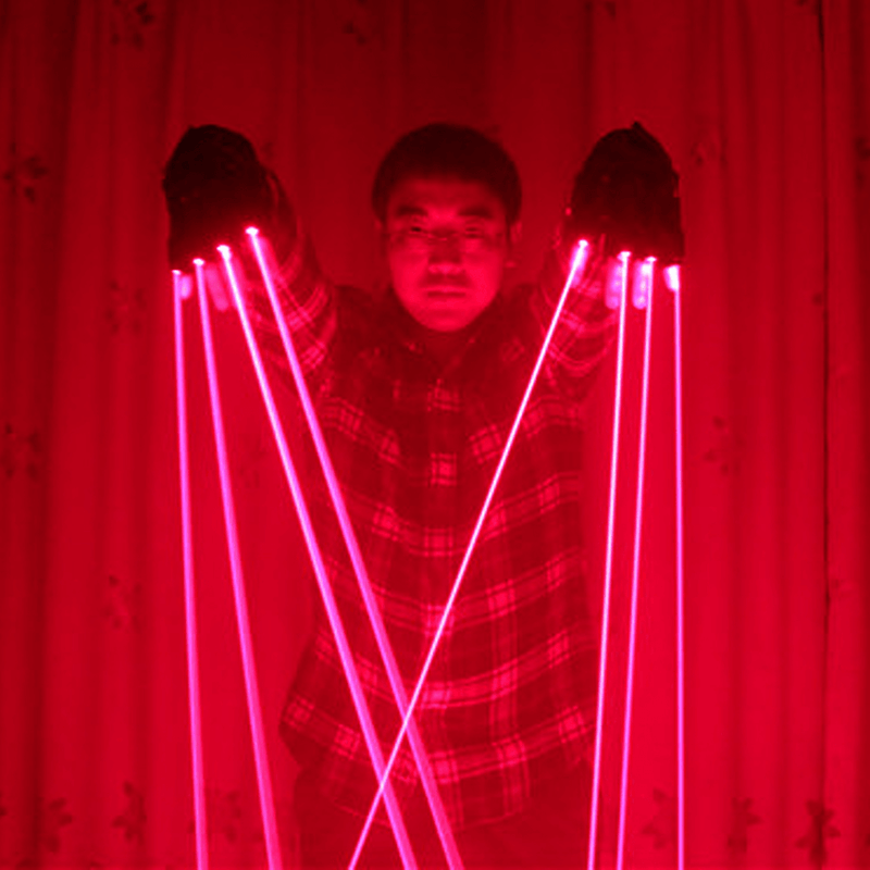 LED laser gloves for dance performance, view 5 - MRSLM