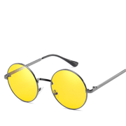 Retro flat lens glasses, view 2 - MRSLM