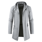 men's Korean hooded cardigan jacket, view 5 - MRSLM
