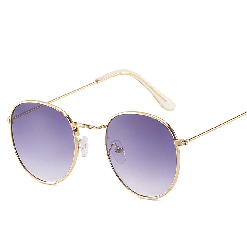 retro oval small frame sunglasses, view 6 - MRSLM