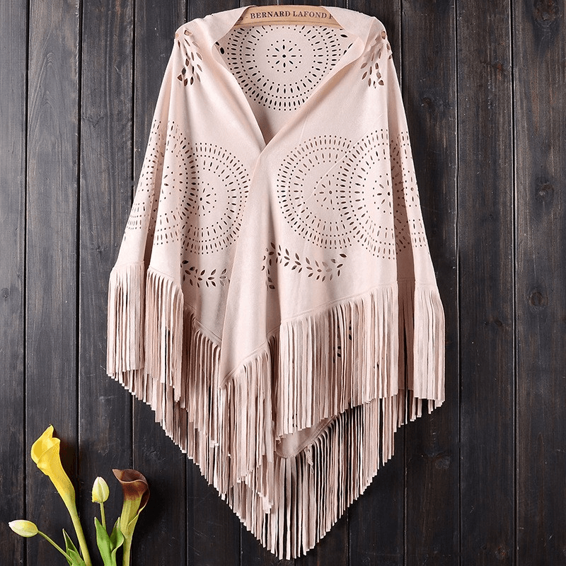 knit wrap scarf shawl, view 4 - MRSLM
