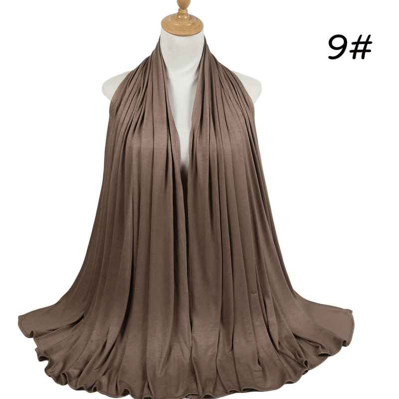 large modal cotton long scarf, view 10 - MRSLM