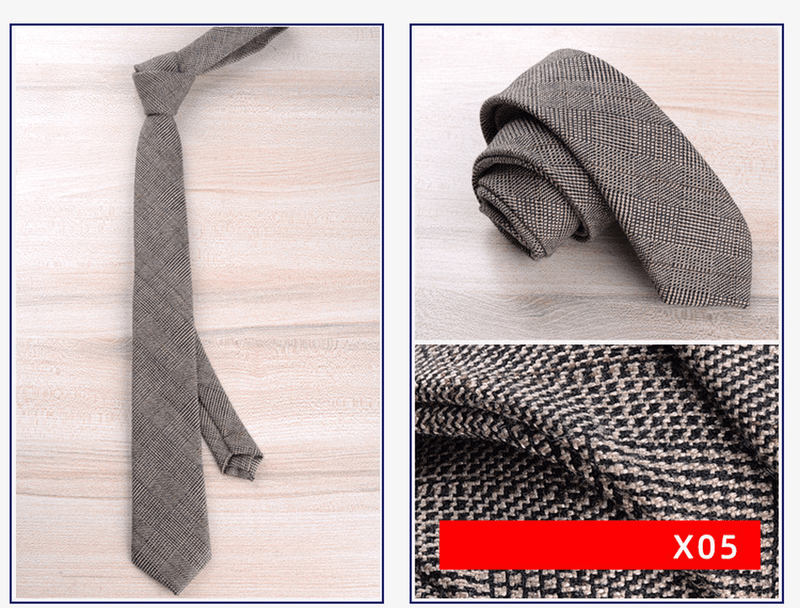 men's wool tie, view 5 - MRSLM